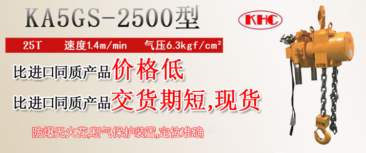 KA5GS-2500型齒輪式氣動(dòng)葫蘆圖片